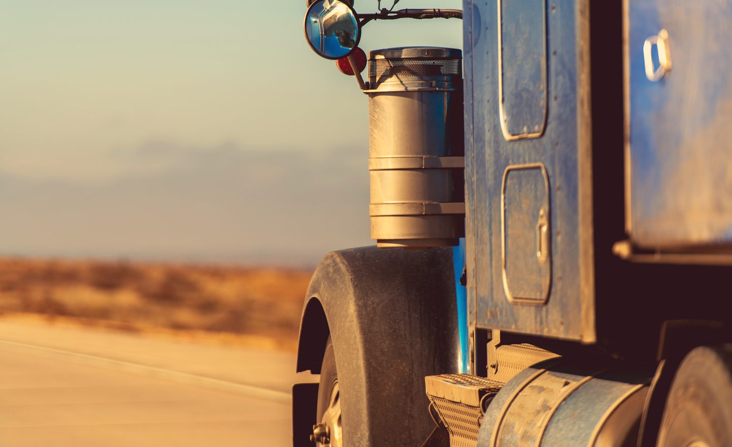 Truck exhaust stack